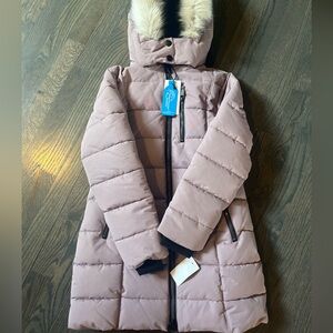 Noize Hannah Faux Fur Trim Hooded Parka